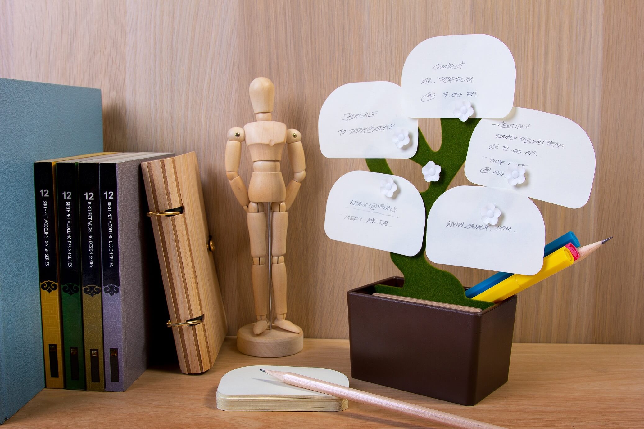 Органайзер настольный Bonsai , Зелёный-3