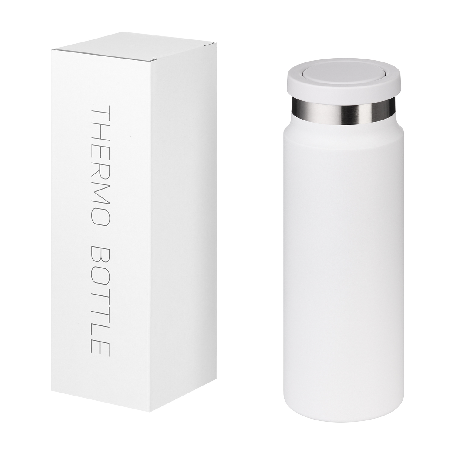 Термобутылка вакуумная герметичная Allegra, белая-13