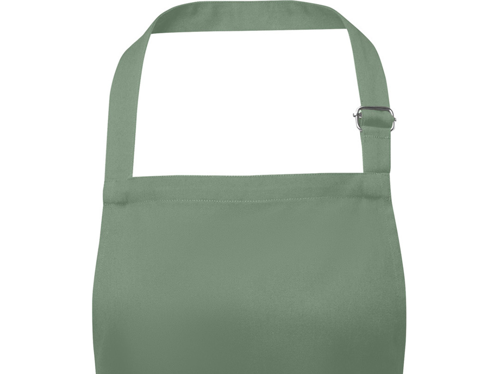 Фартук Andrea плотностью 240 г/м² с регулируемой завязкой на шее - Зеленый яркий-2