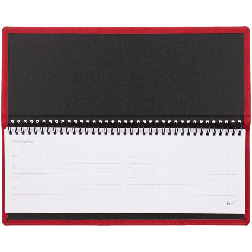 Планинг Urban, недатированный, красный-2