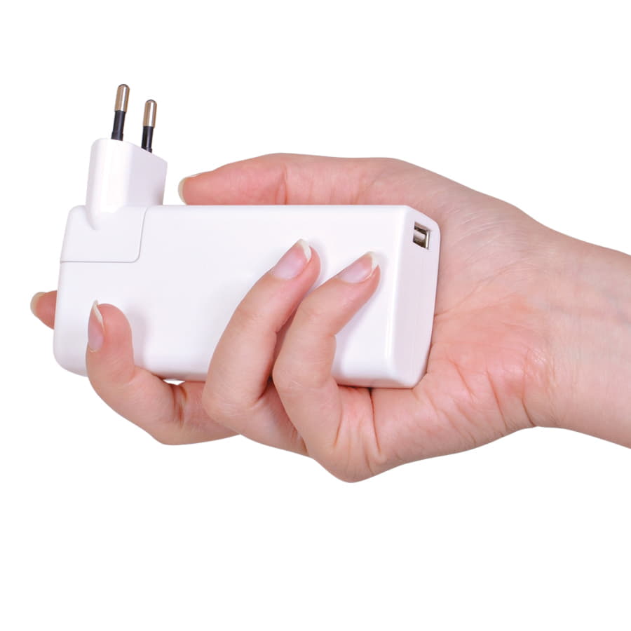 Универсальное зарядное устройство "Connector" (6000mAh), белый-5