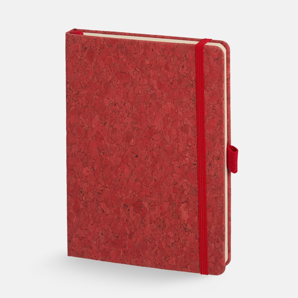 Блокнот Cork County, красный-0