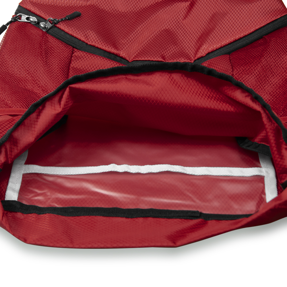 Рюкзак нейлоновый Trieste, Красный-6