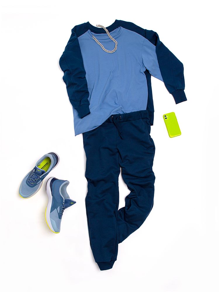 Свитшот унисекс Kosmos 2.0, темно-синий-6