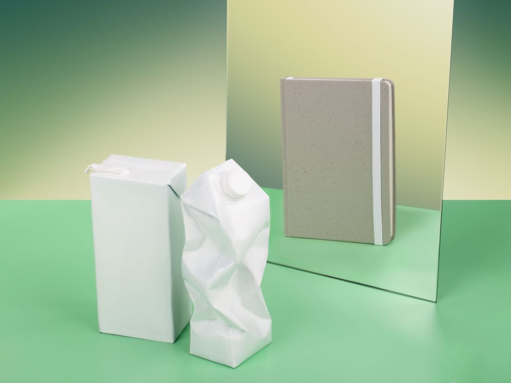 Блокнот Lactonica, серый-4