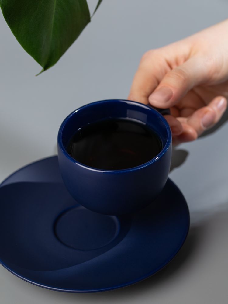 Чайная пара Stansa, темно-синяя-4