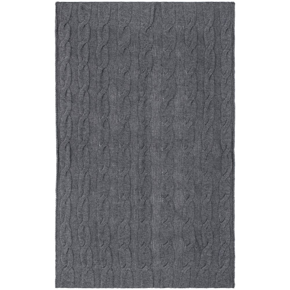 Плед Snefald, серый (маренго меланж)-1