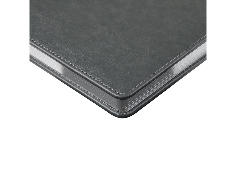 Ежедневник недатированный А5 Sidney Nebraska, серый (серебряный обрез)-2