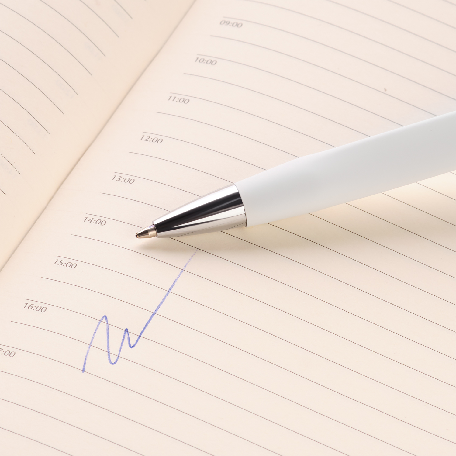 Шариковая ручка Pyramid NEO, белая-3