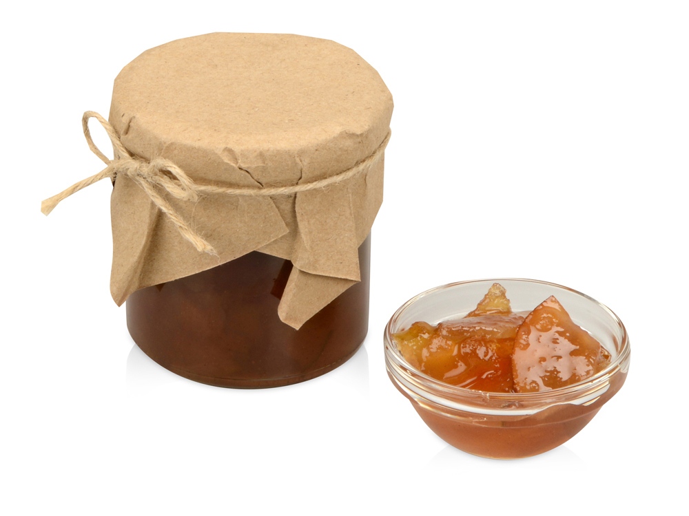 Грушевое варенье с яблоками и корицей в подарочной обертке-0