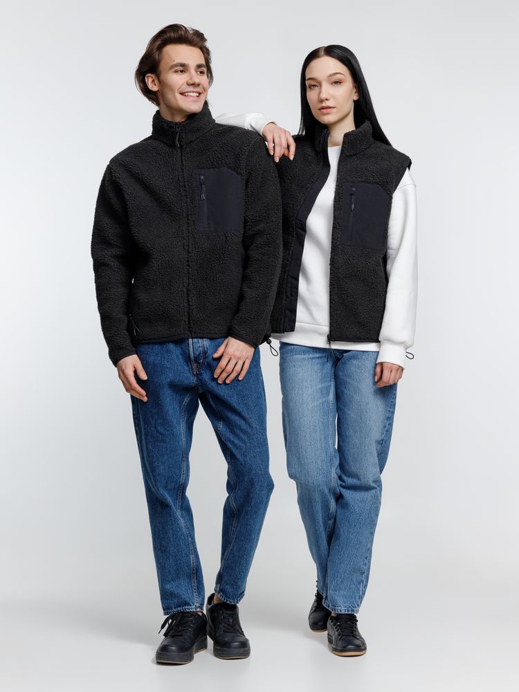 Жилет унисекс Fury BW, темно-серый (графит)-6