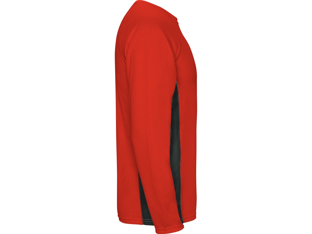 Футболка Shanghai  мужская с длинным рукавом, красный/графитовый-3