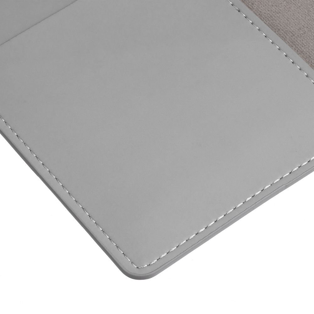 Обложка для паспорта Shall Simple, серый-2