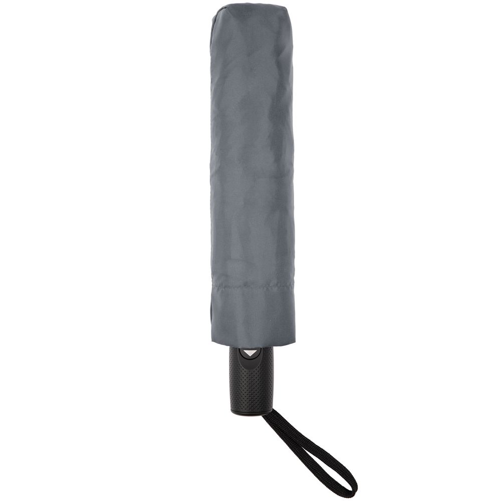 Складной зонт Dome Double с двойным куполом, серый-3