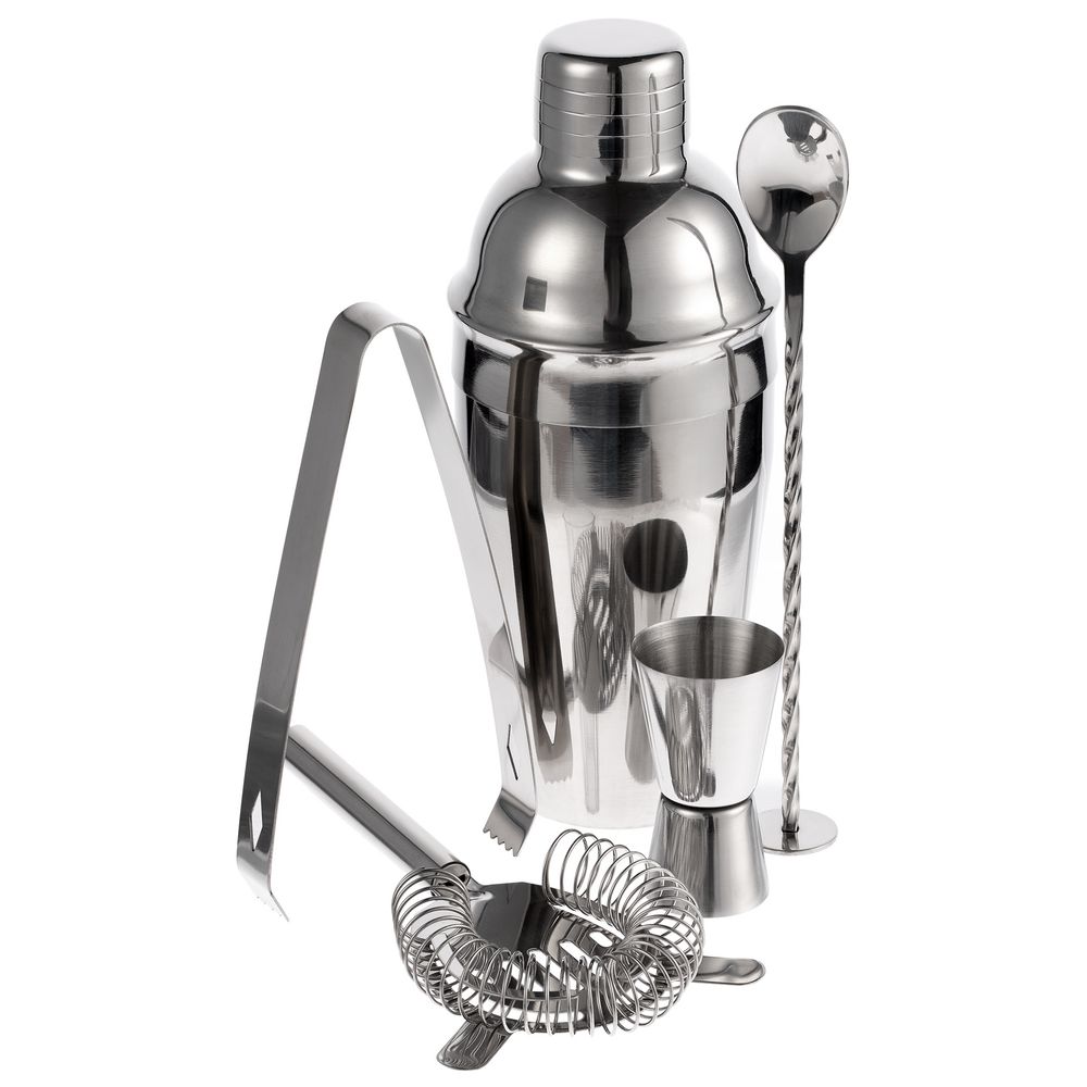 Набор для приготовления коктейлей Troubleshooter, серебристый-0
