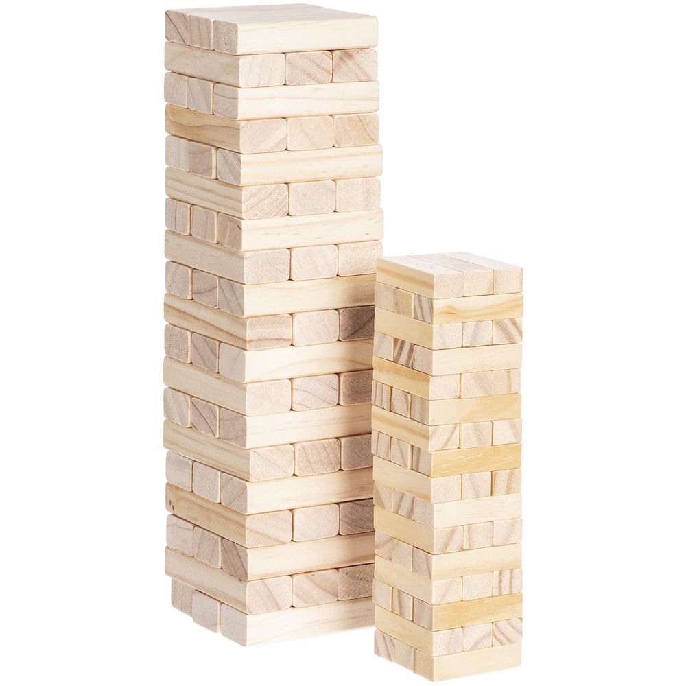 Игра «Деревянная башня мини», неокрашенная-4