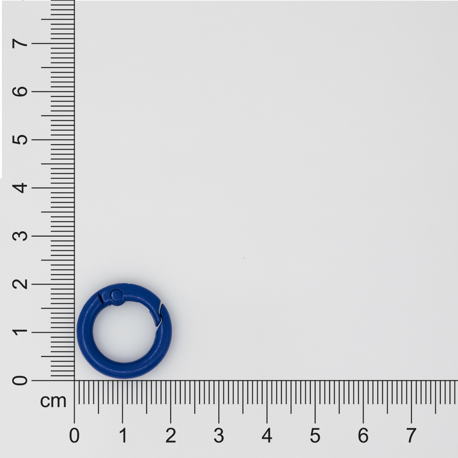 Карабин-кольцо Ring для обвеса, d=2см (синий)-3
