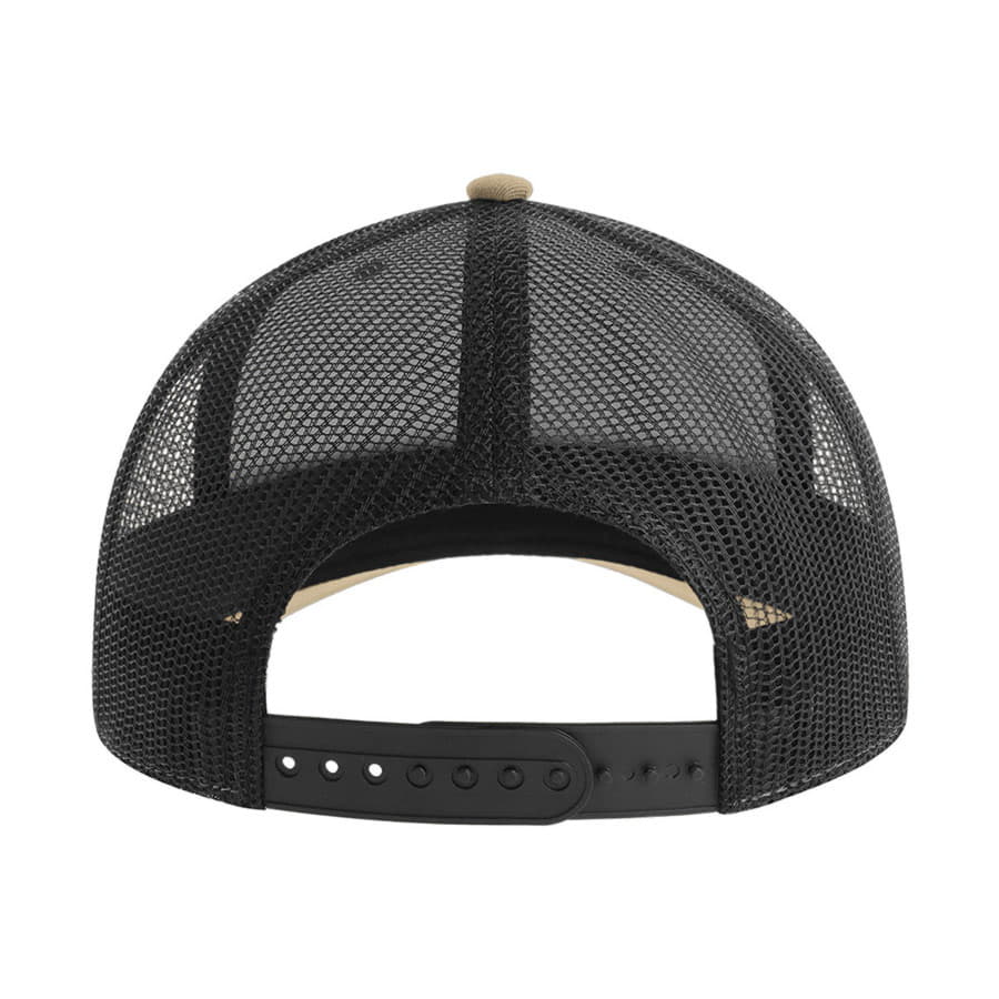 Бейсболка BRYCE, 6 клиньев, пластиковая застежка, переработанный полиэстер, хаки-4