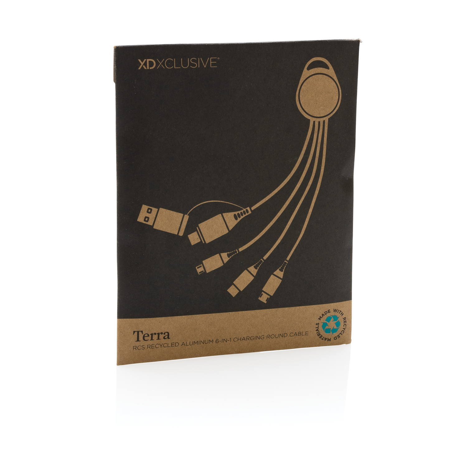 Кабель Terra 6-в-1 из переработанного алюминия RCS-8