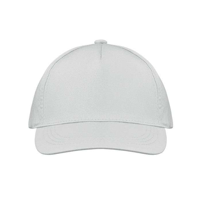 5 panel baseball cap, белый-3