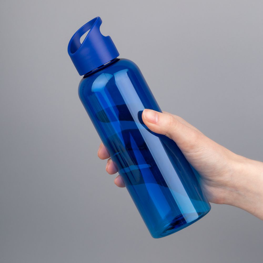 Бутылка для воды Plaske, синяя-3