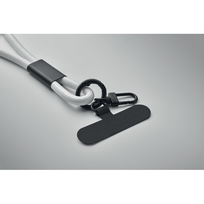 Ланьярд и зарядный кабель, белый-3