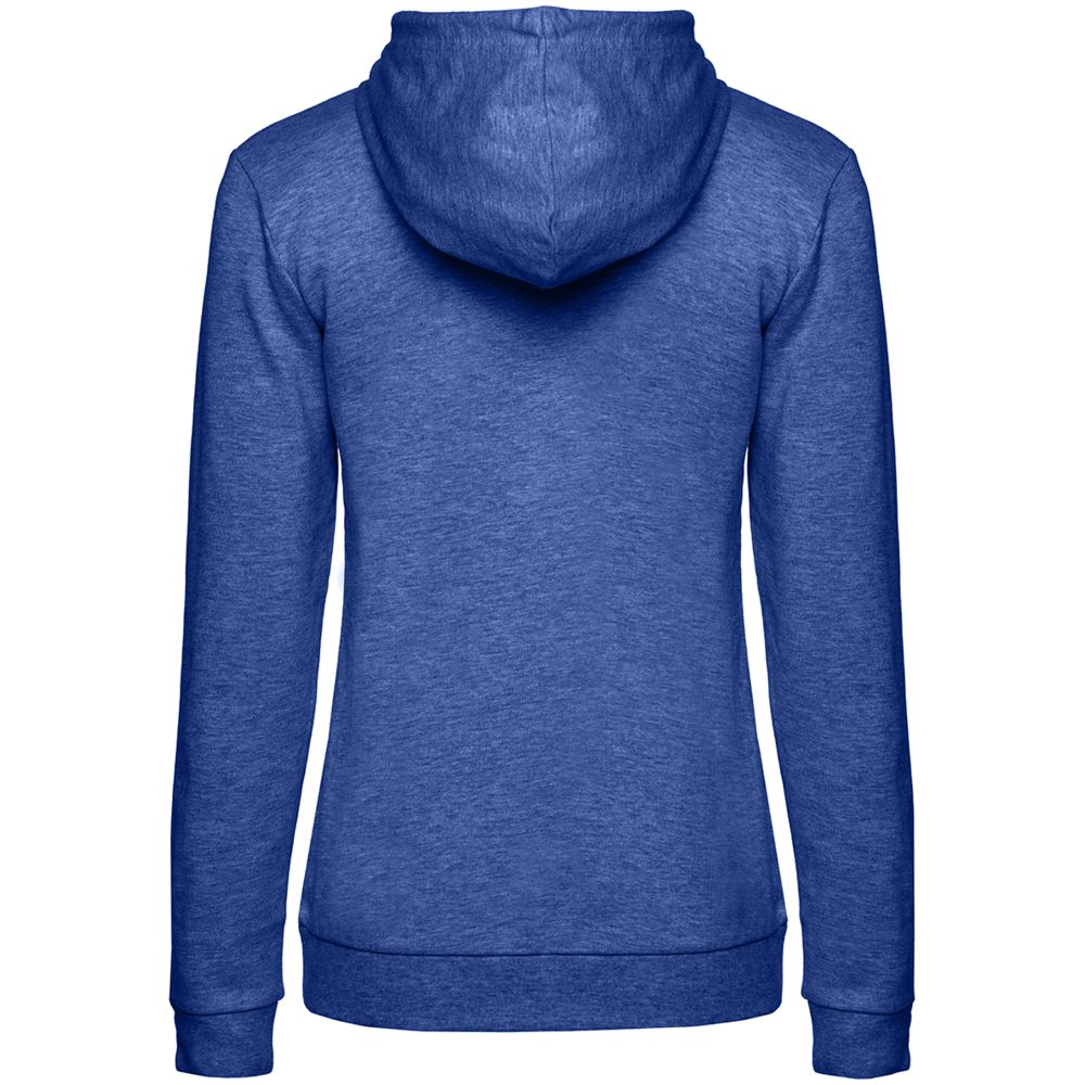 Толстовка с капюшоном женская Hoodie, ярко-синий меланж-2