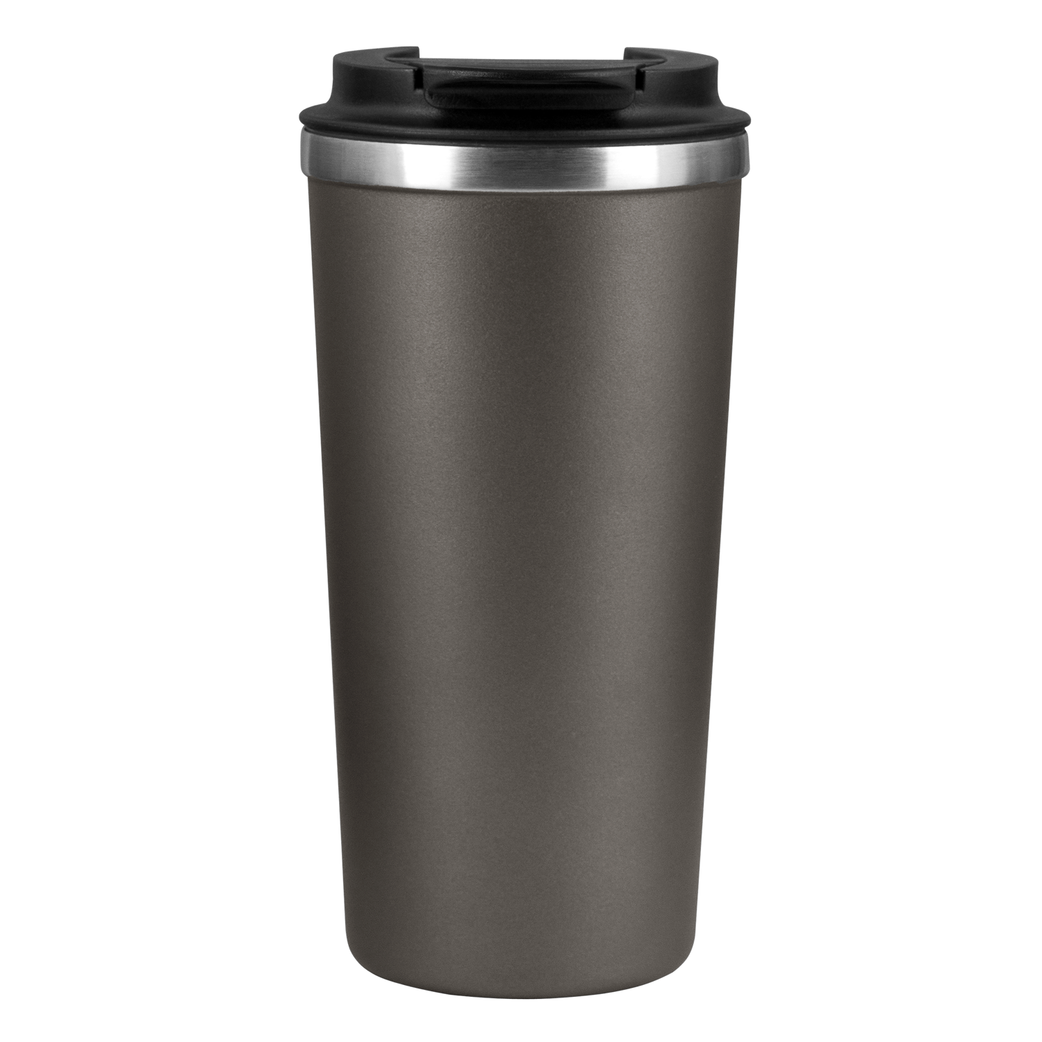 Термокружка вакуумная Палермо (Palermo), серая, матовая поверхность-0