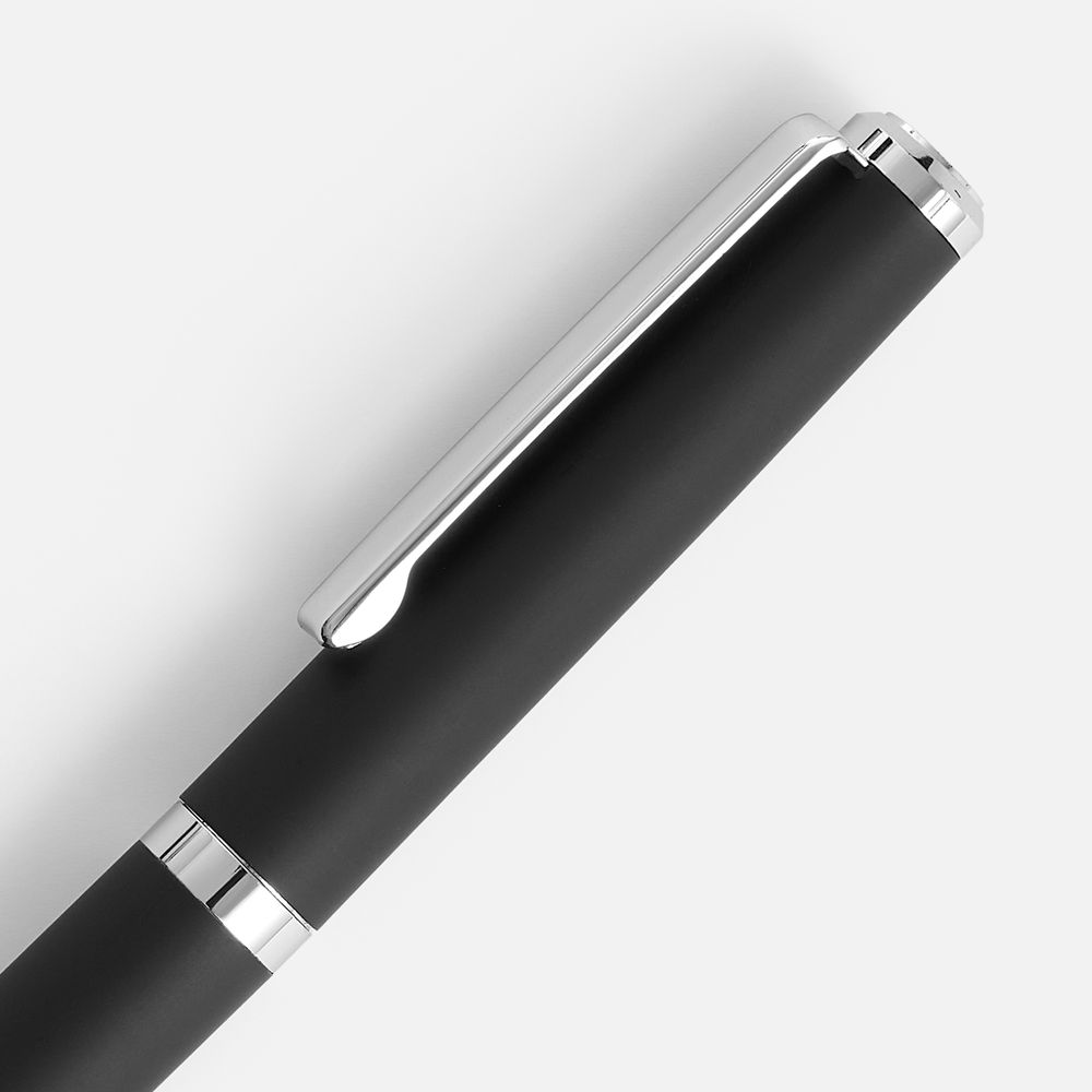 Ручка шариковая Inkish Chrome в футляре, черная-2