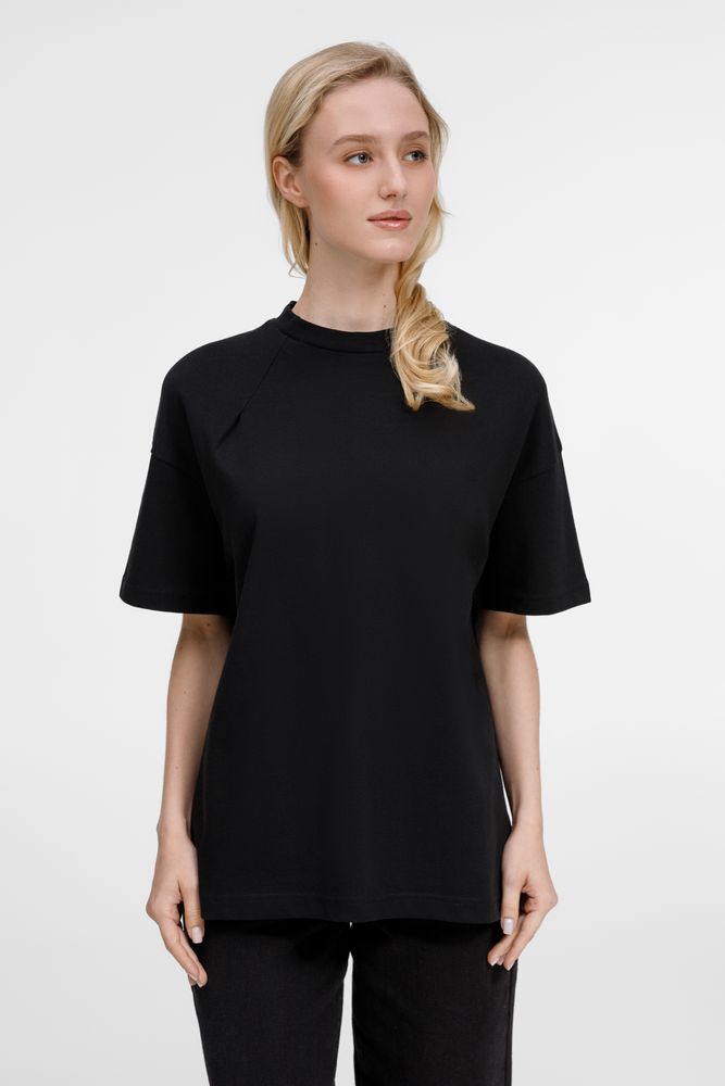 Футболка оверсайз унисекс Sinkopa, черная-1