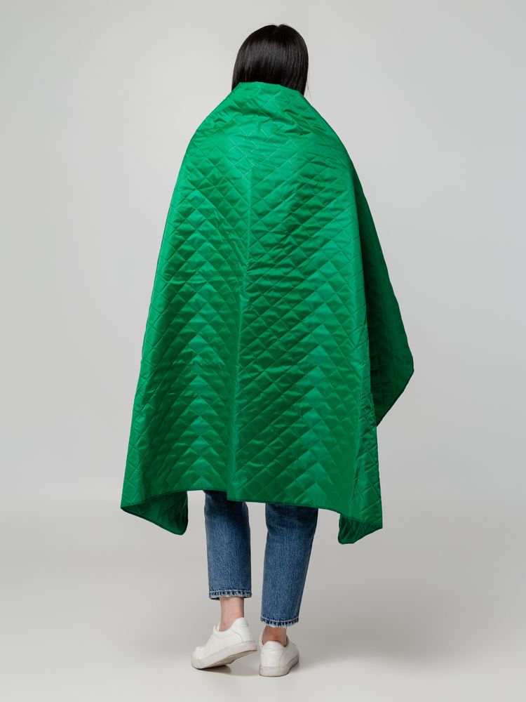 Плед-пончо для пикника SnapCoat, зеленый-4