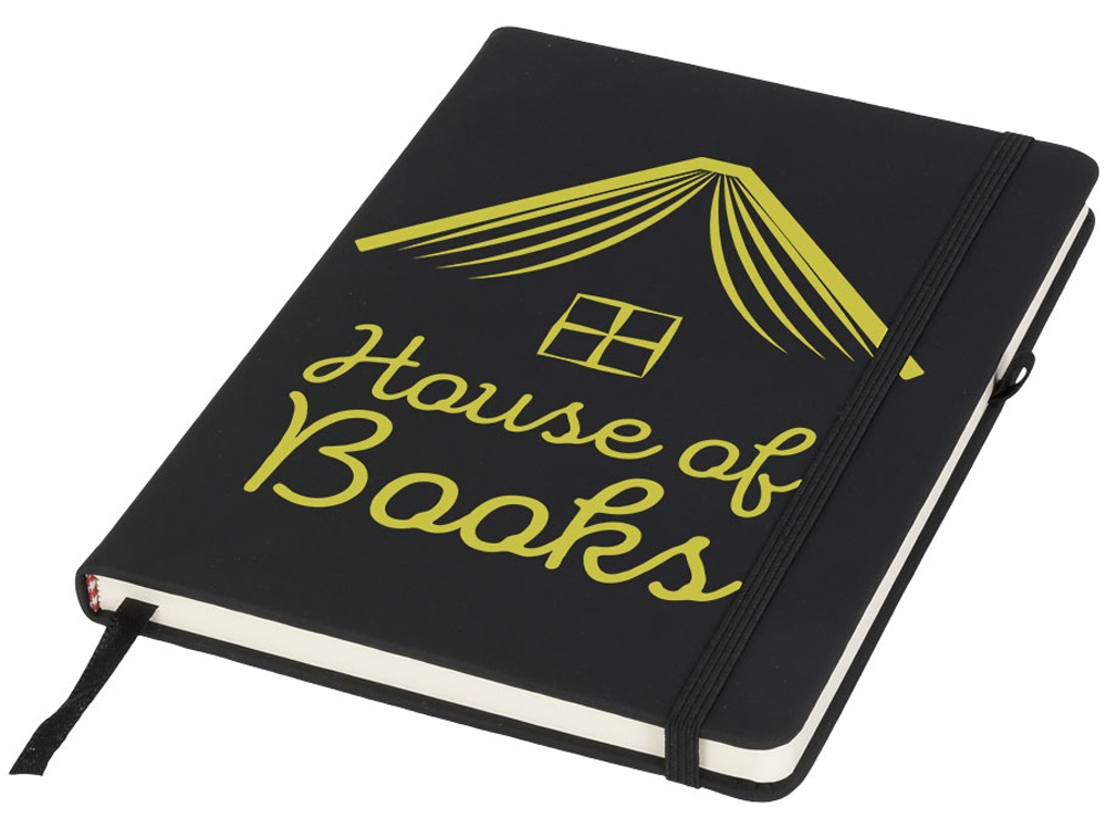 Блокнот Noir среднего размера, черный-4