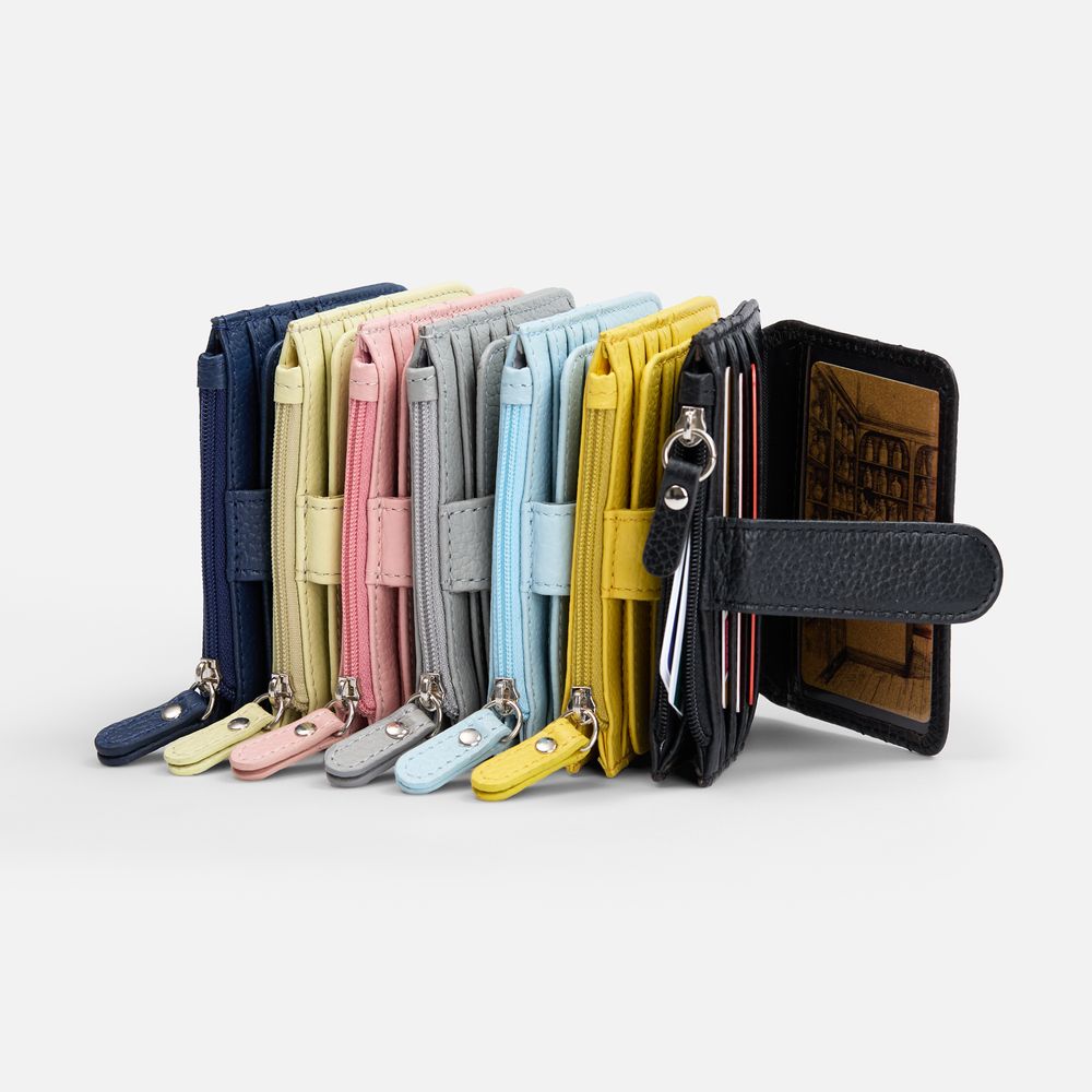 Картхолдер на молнии Unison, голубой-5