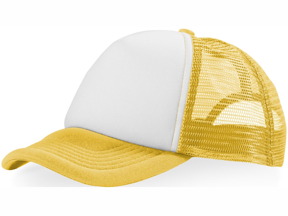 Бейсболка Trucker, желтый/белый-0