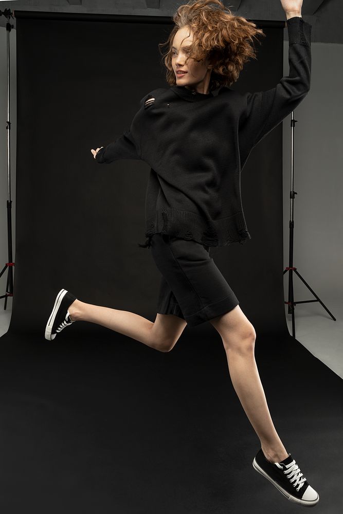 Шорты J3, черные-0