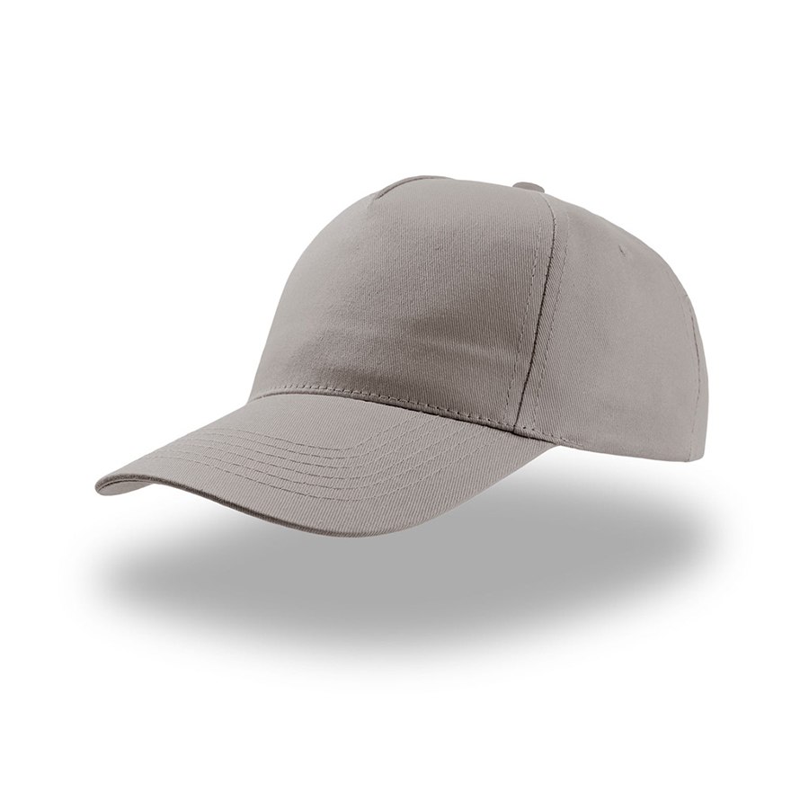 Бейсболка START FIVE, 5 клиньев, застежка на липучке, серый-0