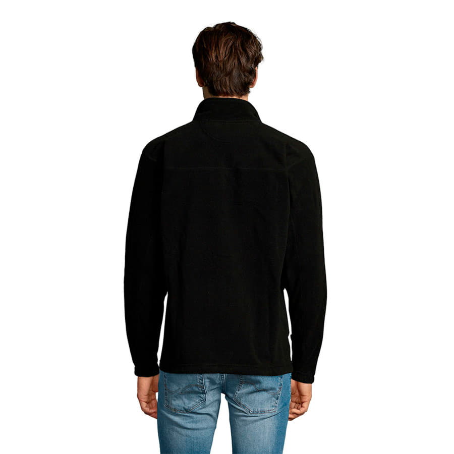 Толстовка мужская флисовая NORTH MEN 300, черный-5