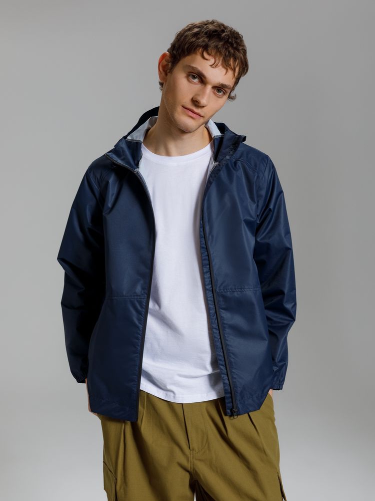 Куртка унисекс Nordvind DWR, темно-синяя-4