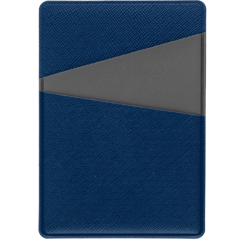 Картхолдер Dual, серо-синий-1