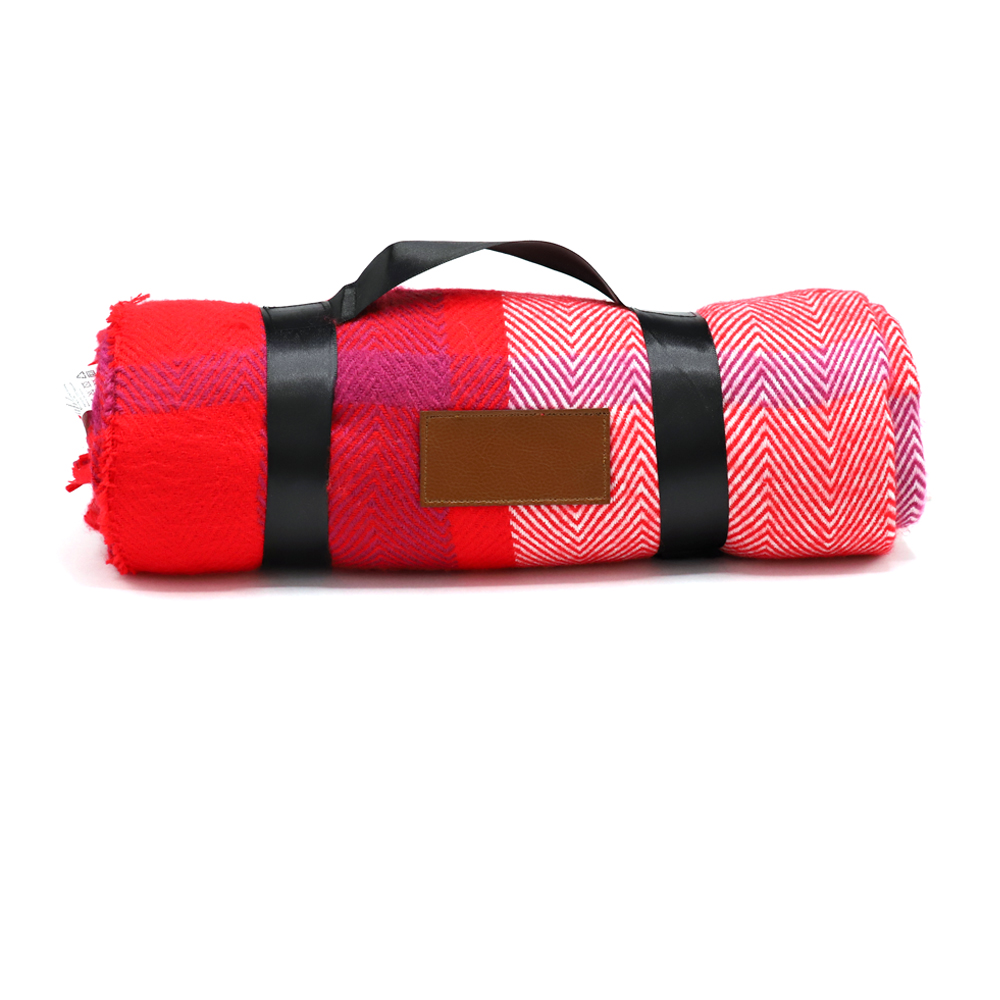 Плед акриловый Glama, Красный-1