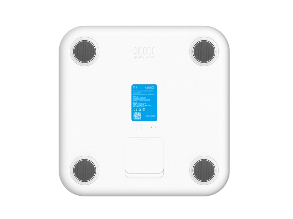 Умные диагностические весы с Wi-Fi Picooc S3 White V2 (6924917717346), белый-4