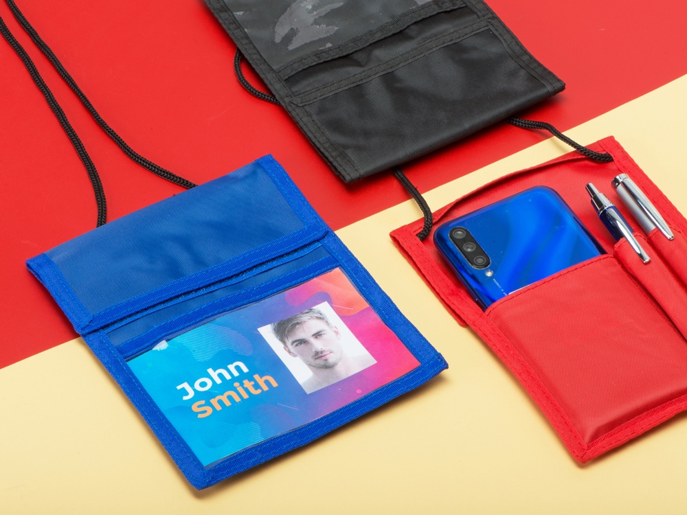 Нагрудное дорожное портмоне со шнурком-6