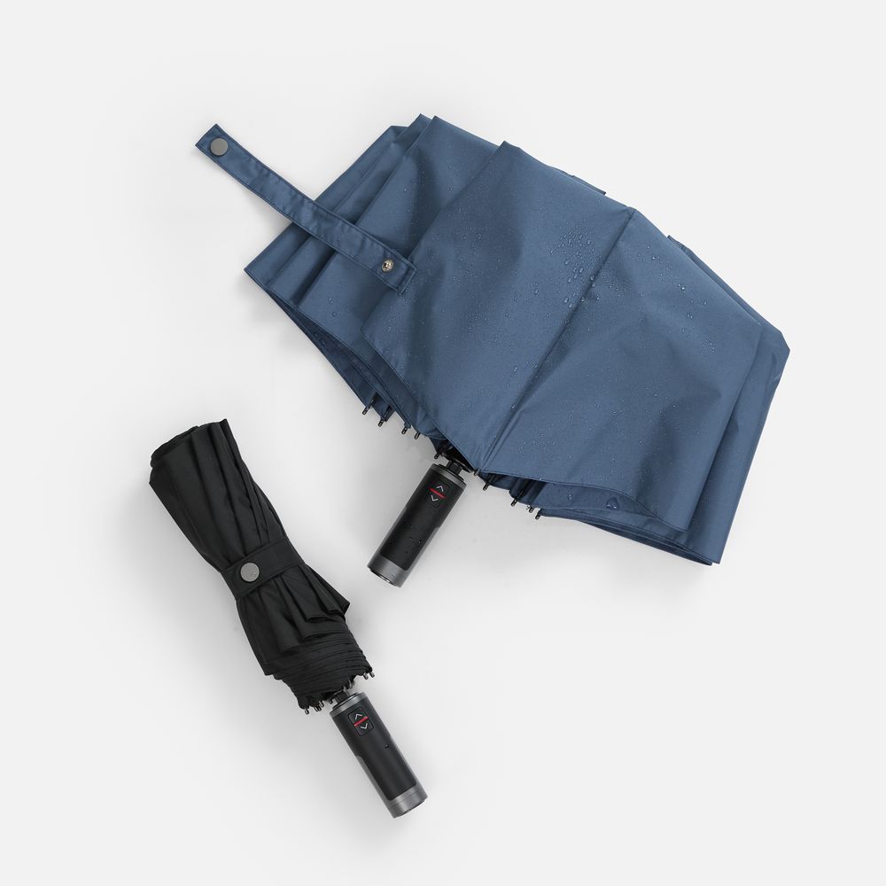 Зонт складной Regenfall, темно-синий-4