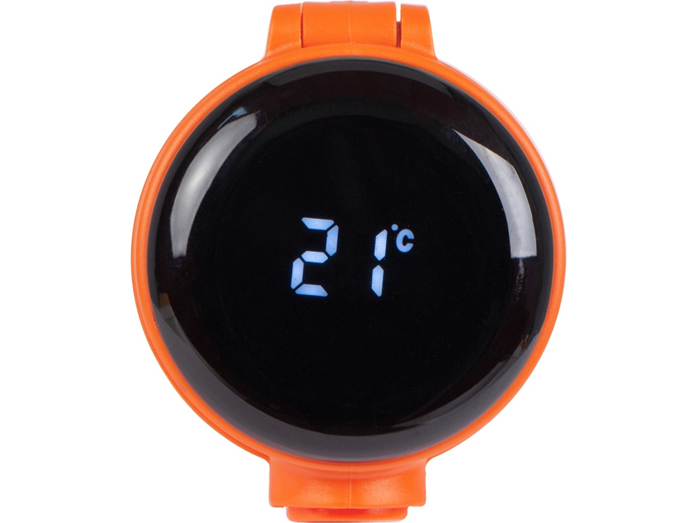 Вакуумная термокружка Waterline с медной изоляцией Bravo, 400 мл, тубус, оранжевый-4