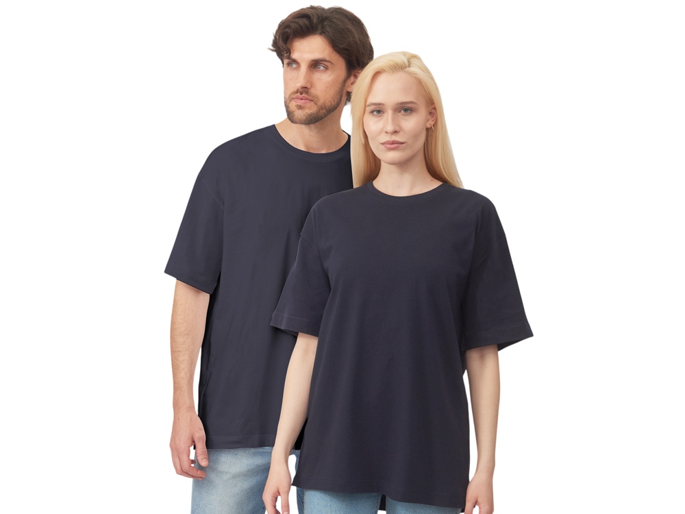 Футболка оверсайз Vienna унисекс , темно-синий-0