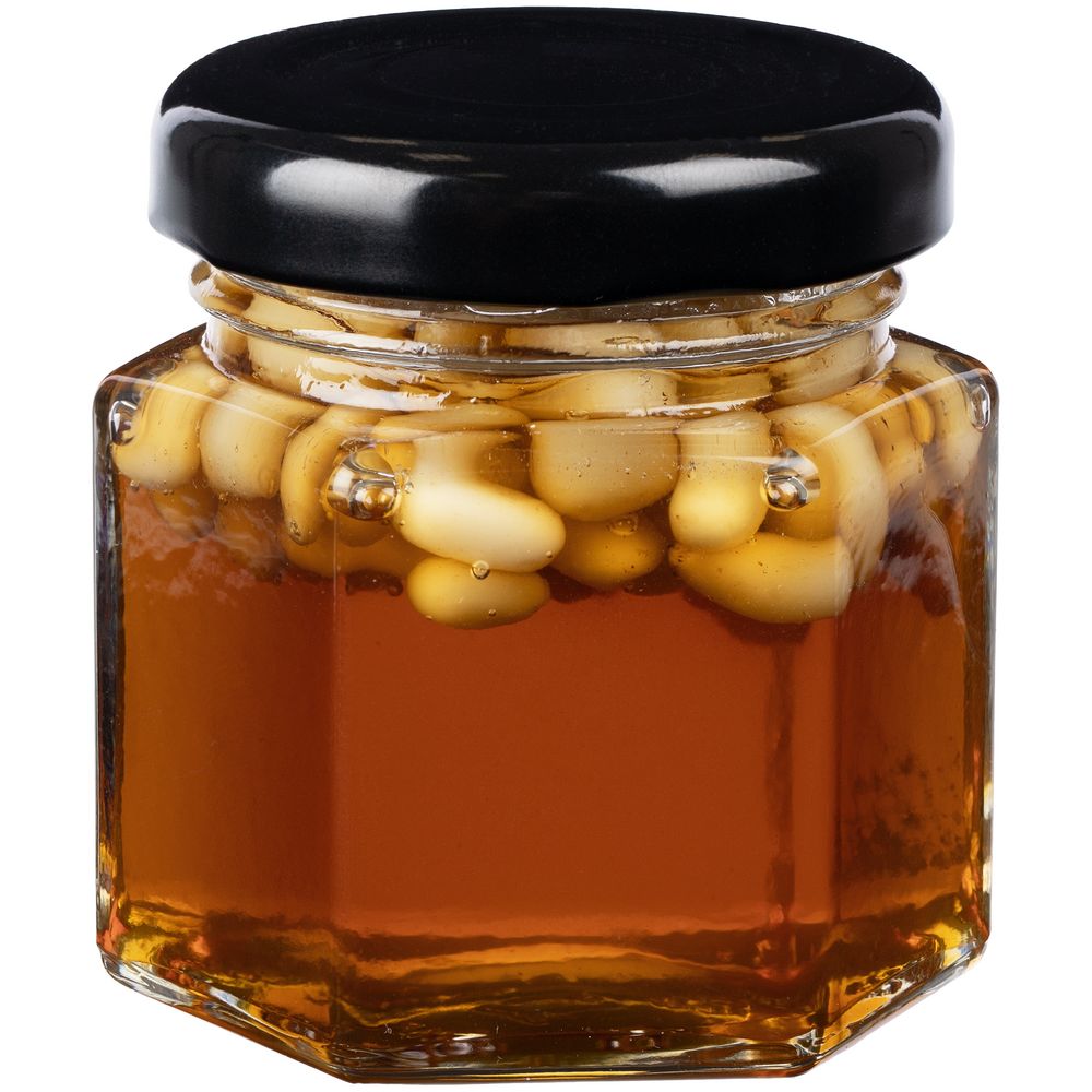 Мед Bee To Bear Mini ver.2, с кедровыми орехами-0