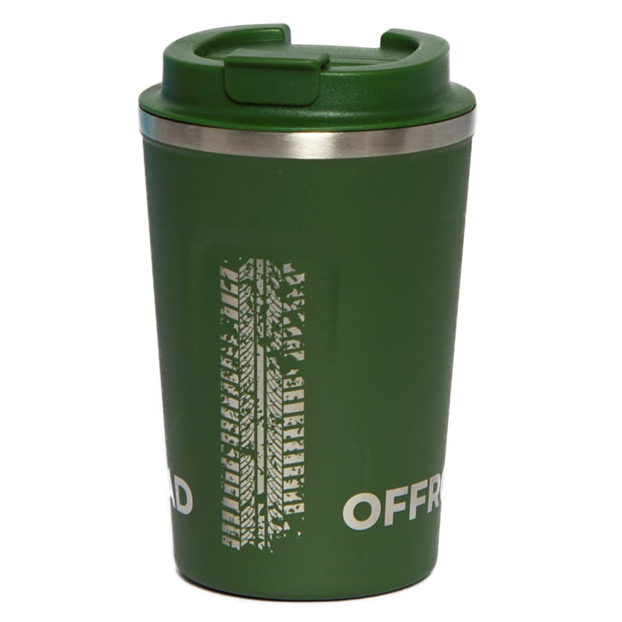 Термокружка OFFROAD, 400мл, темно-зелёный-9