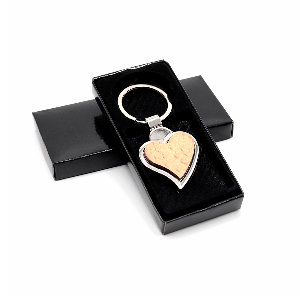 Брелок Woody H(сердце), Натуральный-1