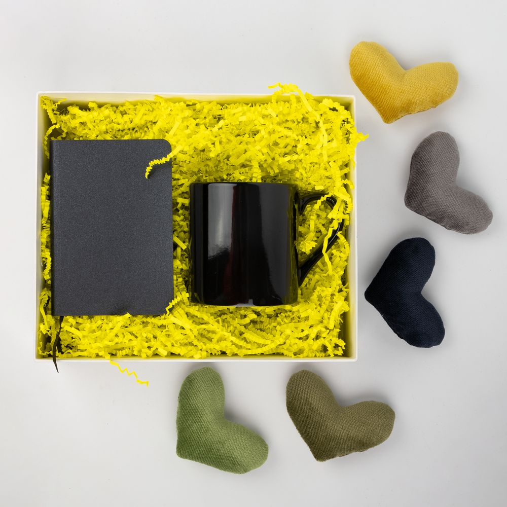 Бумажный наполнитель Chip, желтый неон-2