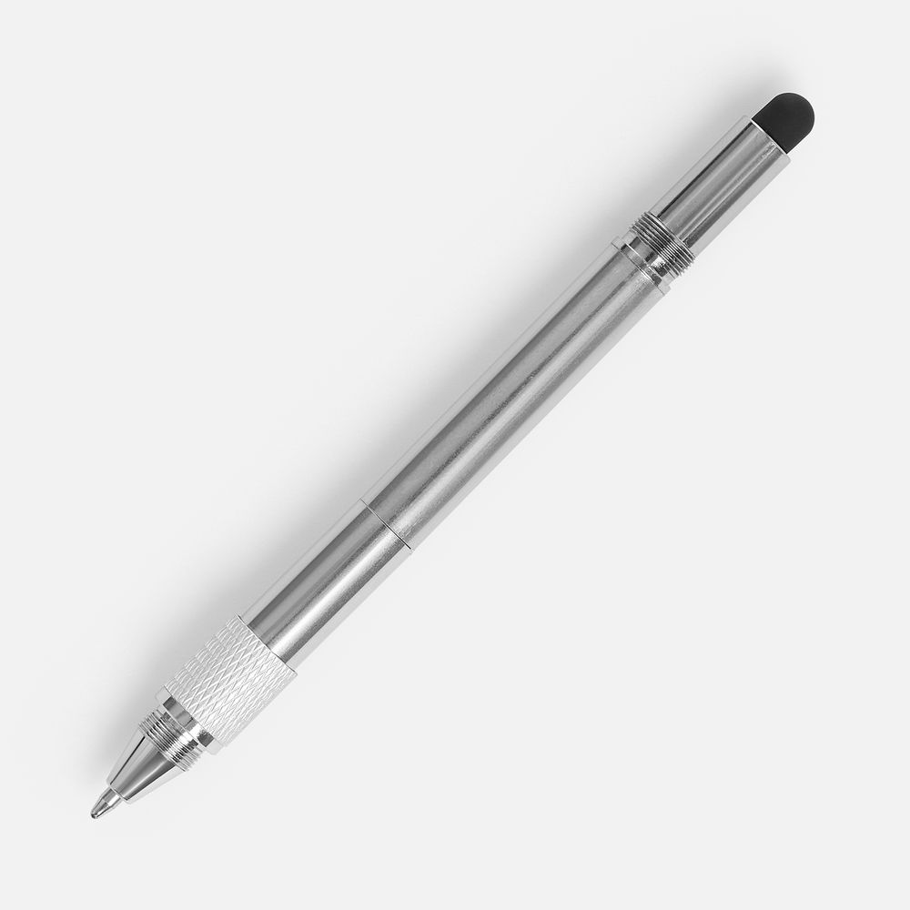 Ручка шариковая Numeric, мультиинструмент, черная-2